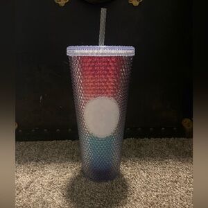 Starbuck NEW pride rainbow studded tumbler